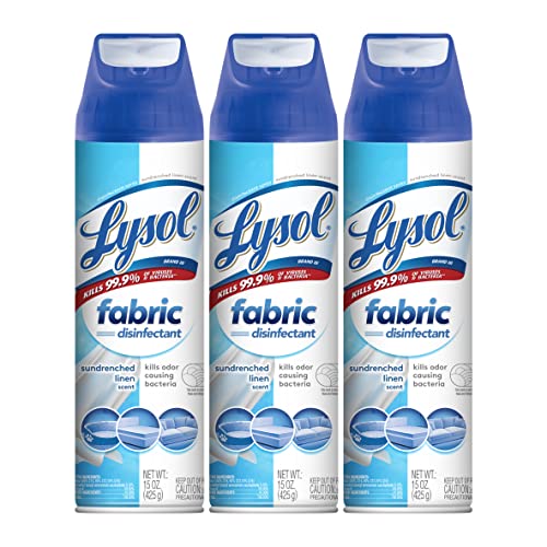 Lysol Fabric Deodorizer Spray, Sundrenched Linen 15 oz