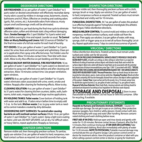 OdoBan Eucalyptus Upholstery Deodorizer, 2 Gallons