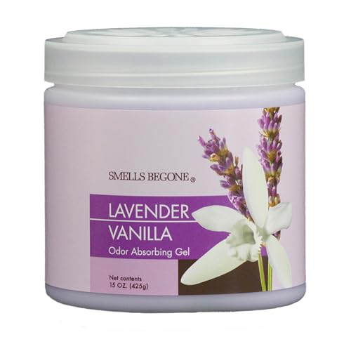 Odor Absorber Gel with Lavender Vanilla Scent