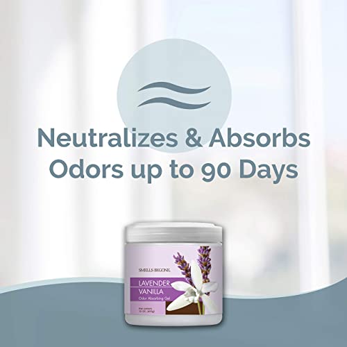 Odor Absorber Gel with Lavender Vanilla Scent