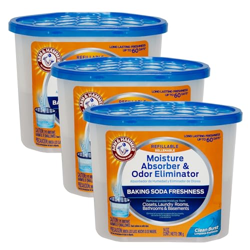 Arm & Hammer Odor Eliminator Moisture Absorber, 3 Pack