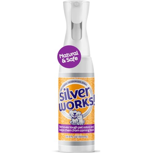 SilverWorks! Natural Pet Odor Eliminator Spray 16.9oz