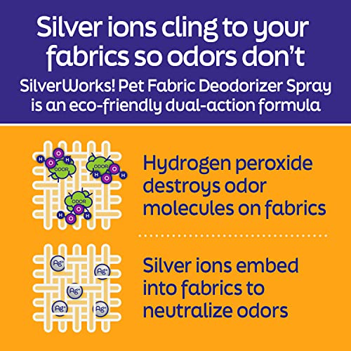 SilverWorks! Natural Pet Odor Eliminator Spray 16.9oz