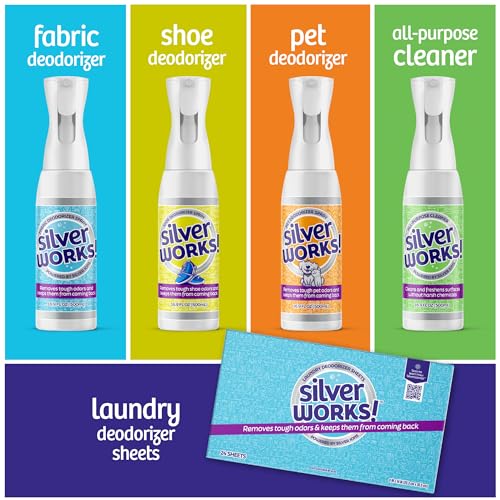 SilverWorks! Natural Pet Odor Eliminator Spray 16.9oz