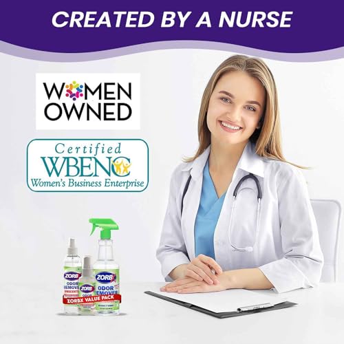 ZORBX Unscented Odor Eliminator Spray - Powerful Formula