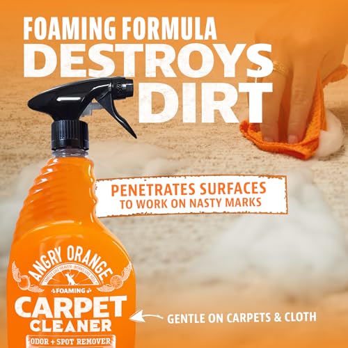 ANGRY ORANGE Upholstery Deodorizer - 24oz Citrus Foam