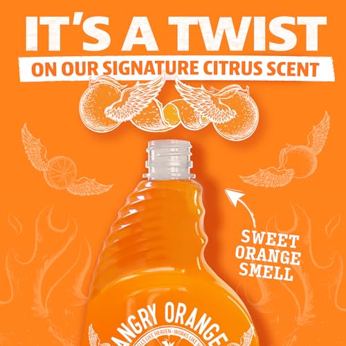ANGRY ORANGE Upholstery Deodorizer - 24oz Citrus Foam