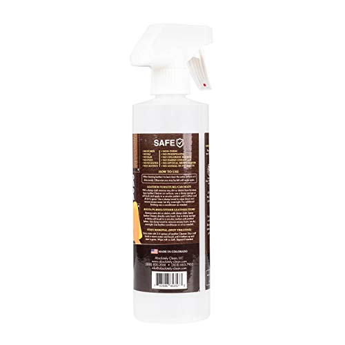 Natural Leather Deodorizer & Cleaner Spray (16oz)