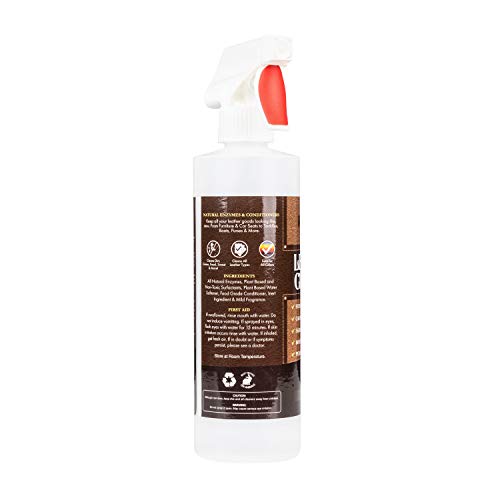 Natural Leather Deodorizer & Cleaner Spray (16oz)