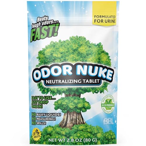 Urine Odor Neutralizer Tablets for Portable Toilets