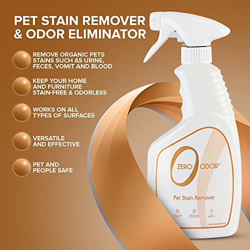 Zero Odor Pet Stain & Odor Eliminator 16oz