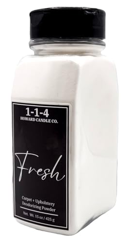Fresh Linen Upholstery Deodorizer Powder with Essential Oils