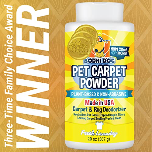 Natural Dog Odor Carpet Powder - Fresh Laundry