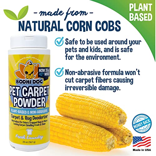 Natural Dog Odor Carpet Powder - Fresh Laundry