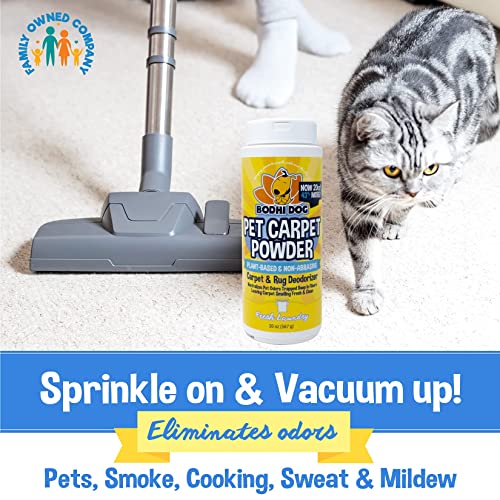 Natural Dog Odor Carpet Powder - Fresh Laundry