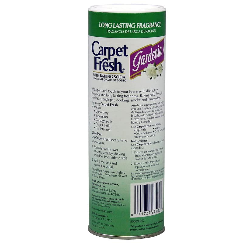 Gardenia Carpet Fresh Deodorizer with Baking Soda