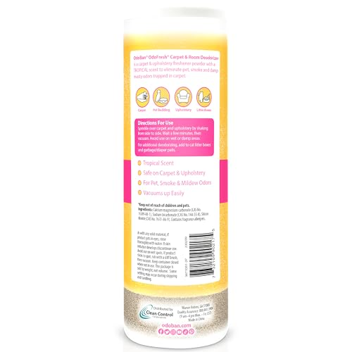 Tropical Scent Upholstery Deodorizer Powder, 2 Pounds