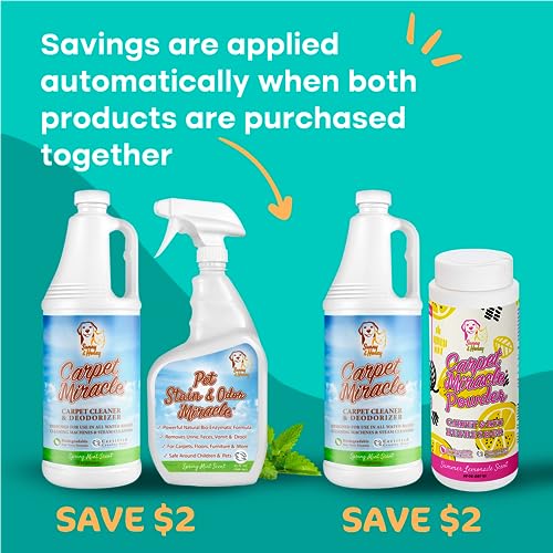 Carpet Miracle Upholstery Deodorizer and Stain Remover
