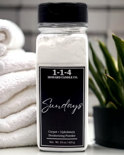 Natural Upholstery Deodorizer Powder - Fresh Linen Scent