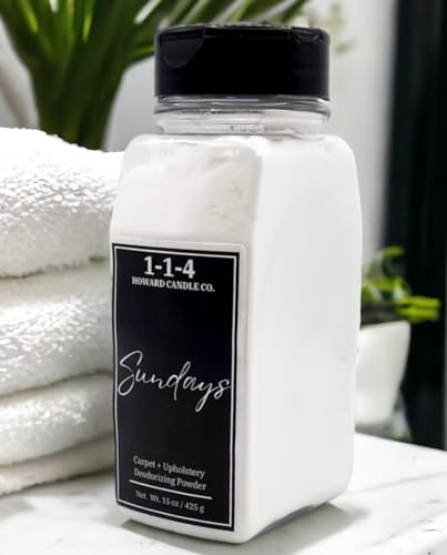 Natural Upholstery Deodorizer Powder - Fresh Linen Scent