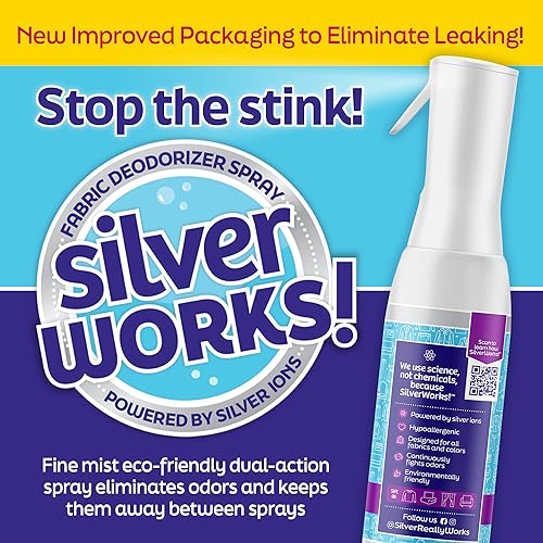 SilverWorks Fabric Spray Odor Eliminator - 16.9oz