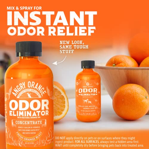 Angry Orange Pet Odor Eliminator - 8oz Concentrate
