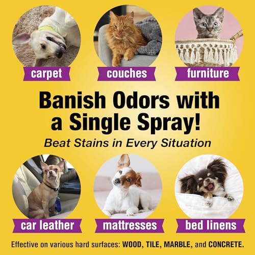 Pet Odor Eliminator & Upholstery Deodorizer Spray
