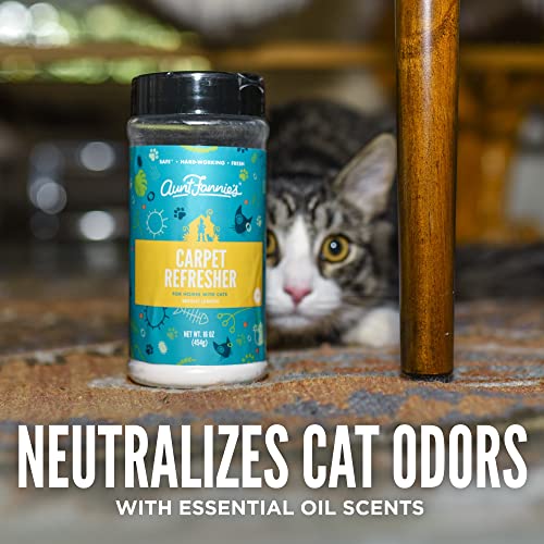 Aunt Fannie's Cat Carpet Odor Neutralizer, Lemon