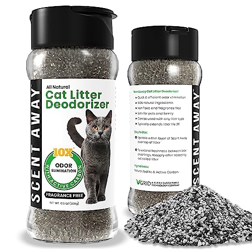 Fragrance-Free Cat Litter Odor Eliminator with Activated Carbon