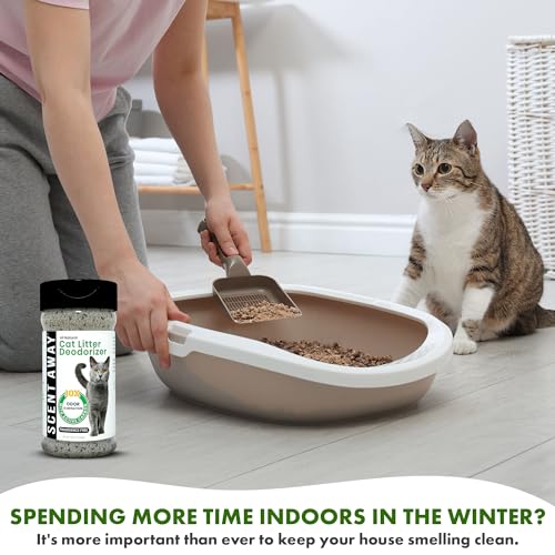 Fragrance-Free Cat Litter Odor Eliminator with Activated Carbon