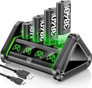 Rechargeable Battery Pack & Charger for Xbox Controllers
