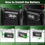 Rechargeable Battery Pack & Charger for Xbox Controllers