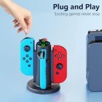 HONCAM 4-in-1 Joycon Charging Dock for Switch