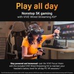 HTC Vive Focus Vision VR Headset & Game Pack