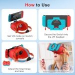 DEVASO VR Headset for Nintendo Switch & OLED