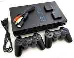 Sony PS2 Console with 2 Wireless Controllers - Black