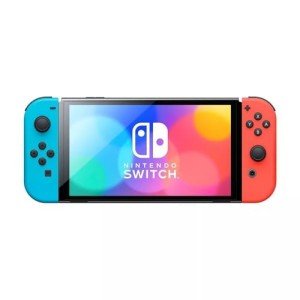 Nintendo Switch OLED - Neon Red & Blue Joy-Con