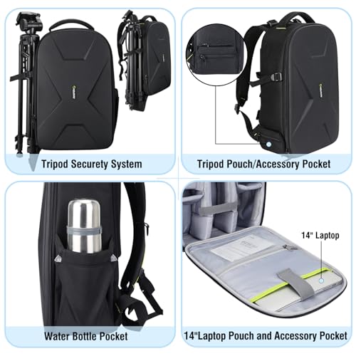 Waterproof Camera Backpack for Canon/Nikon