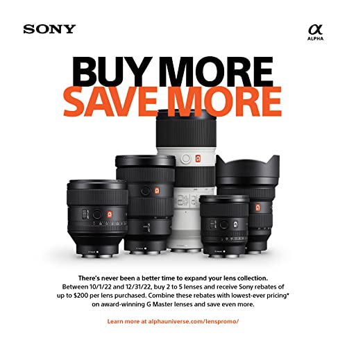 Sony FE 16-35mm F2.8 GM Lens, Black