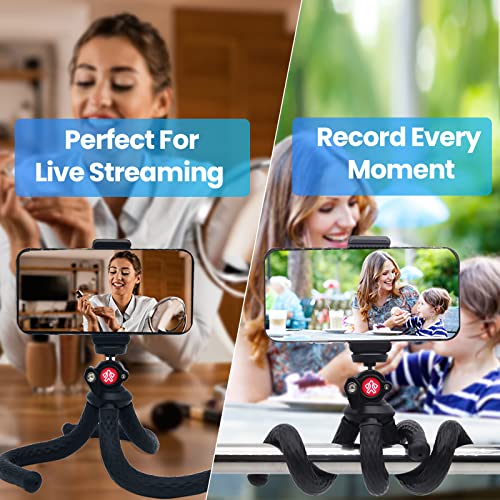 Flexible tripod for phones and cameras