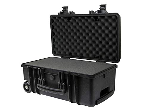 Weatherproof hard case with customizable foam