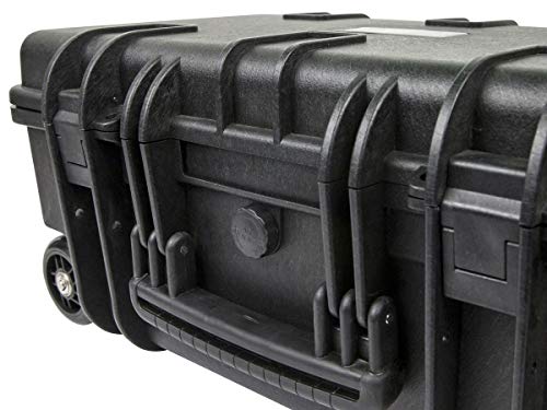 Weatherproof hard case with customizable foam