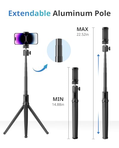 UBeesize 3-in-1 Extendable Phone Tripod & Selfie Stick