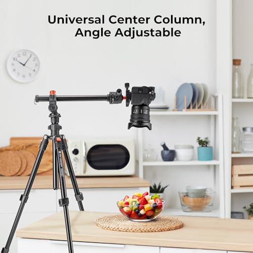 K&F Concept 76" Lightweight Multi-Angle Camera Tripod