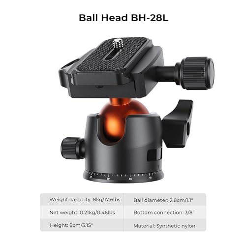 K&F Concept 76" Lightweight Multi-Angle Camera Tripod