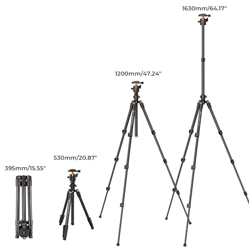 K&F Concept 76" Lightweight Multi-Angle Camera Tripod