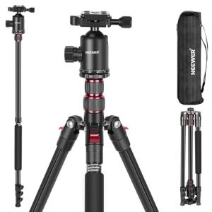 NEEWER 77" Aluminum Tripod Monopod for DSLR/Phone