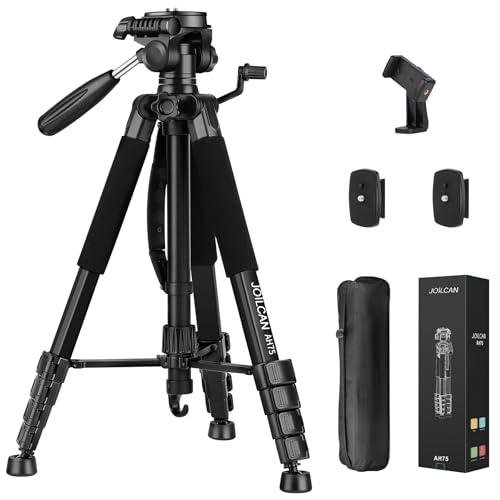 JOILCAN 74" Heavy Duty Camera Tripod Stand
