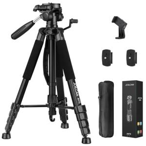 JOILCAN 74" Heavy Duty Camera Tripod Stand