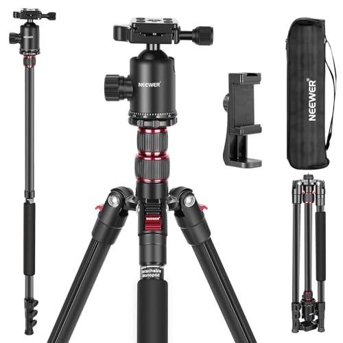 NEEWER 77" Aluminum Tripod Monopod for DSLR/Phone